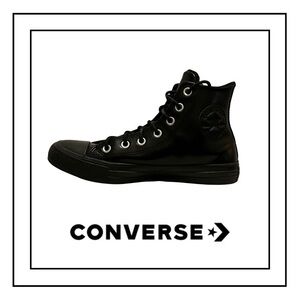 Converse Chuck Taylor Leather High Top Sneakers “Total Eclipse”